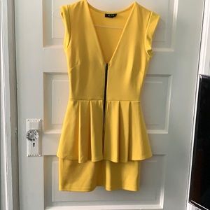 Yellow Mini Dress by Snap